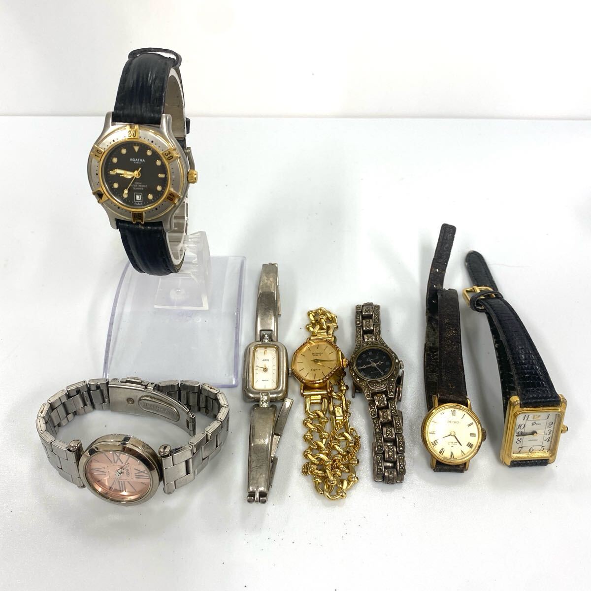 美品 USED! アガタ 腕時計 7点セット 2025年最新】Yahoo!オークション -agatha 時計の中古品・新品