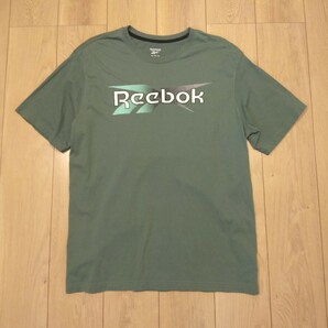USA古着卸 XLサイズ Reebok リーボック ロゴ プリント Tシャツ