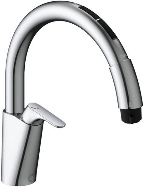 ♪♪ 送料無料!! キッチン用タッチレス水栓 浄水器ビルトイン型 ナビッシュ 乾電池式B6タイプ JF-NAB464SYX(JW) ♪♪