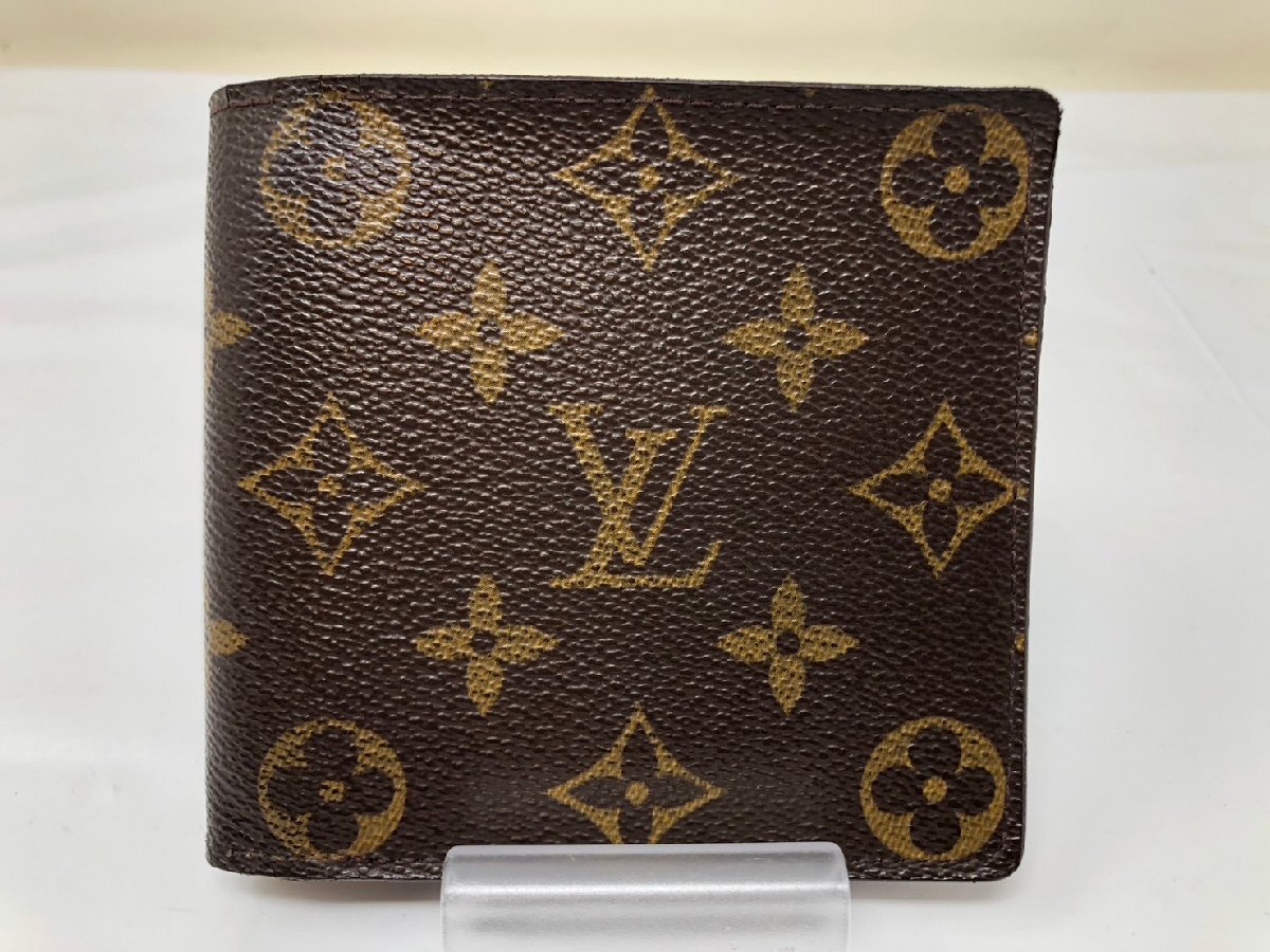 専用！美品 ルイヴィトン　ポルトフォイユマルコ　ダミエエベヌ　二つ折り財布 LOUIS VUITTON ルイヴィトン 二つ折り財布 ポルトフォイユ マルコ