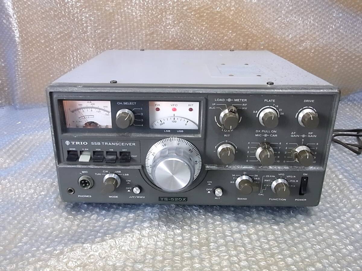 値下げ!TRIO TS-520X HF無線機 パワーアップ済み Yahoo!オークション -「trio ts-520x」の落札相場・落札価格