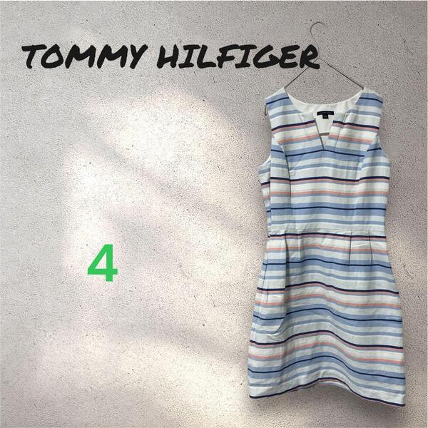 TOMMY HILFIGER トミーヒルフィガー ノースリーブワンピース 4