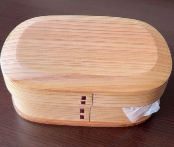 新胴張型一段弁当箱 750ml曲げわっぱ弁当箱 胴張型 一段弁当箱(赤身)木製