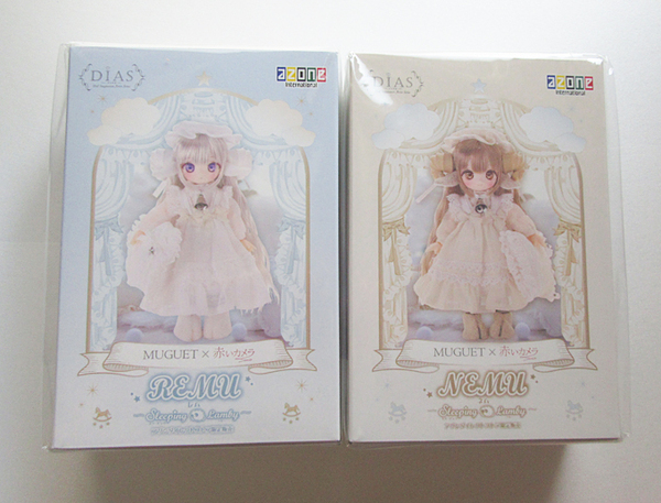 2体セット◆DIAS / MUGUET × 赤いカメラ 「ネム Sleeping Lamby」「 レム Sleeping Lamby」 NEMU REMU おまけカレンダー付 アゾン AZONE