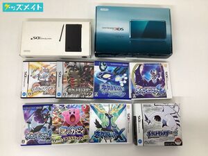08 D【ジャンク】Nintendo DSi 3DS 本体・ソフト まとめ売り ポケットモンスター 星のカービィ トリプルデラックス