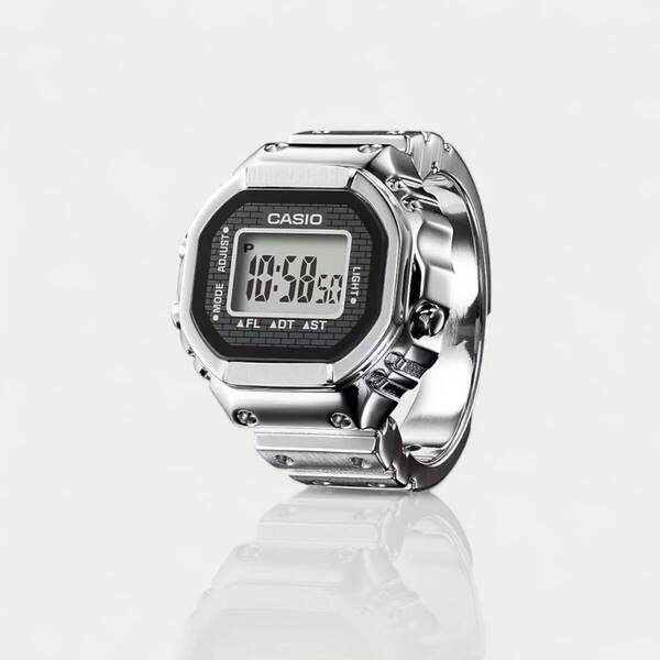★送料無料 新品 国内正規品 CASIO RING WATCH リングウォッチ CRW-001-1JR カシオウオッチ50周年記念モデル プライスタグ付き 即決