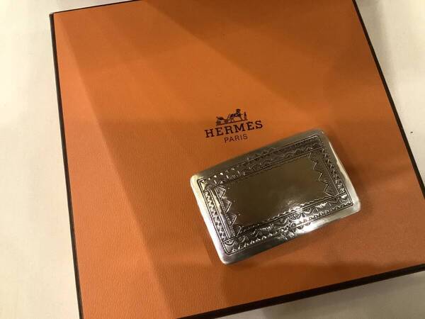 エルメス HERMES ヴィンテージ VINTAGE ベルト バックル 925 シルバー 重量約34g Touareg トワレグ トゥワレグ トゥアレグ