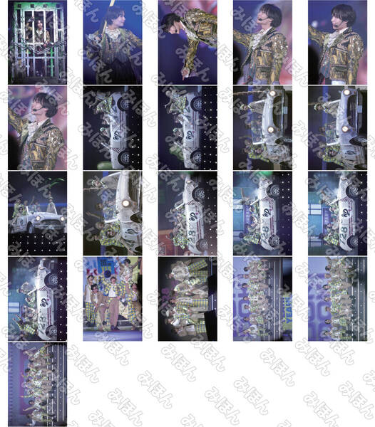 大西流星 なにわ男子 LIVE TOUR 2025 'BON BON VOYAGE' 7月23日 横浜アリーナ 生写真 21枚セットA