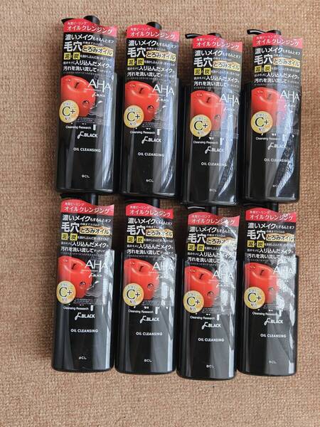 BCL AHA クレンジングリサーチ オイルクレンジング ドBLACK 180ml 未開封 8個セット