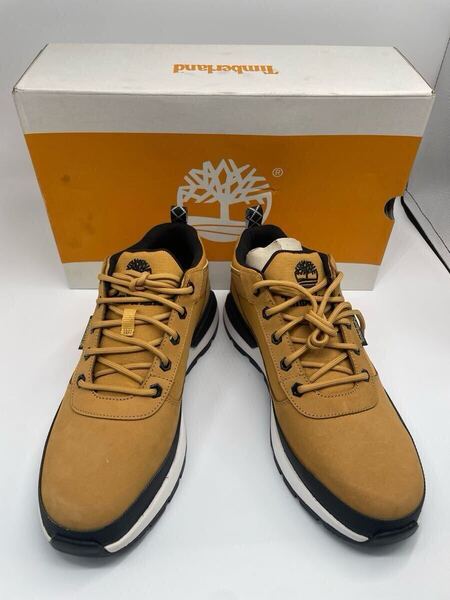 【新品・箱あり】Timberland FIELD TREKKER LOW 27.5cm ウィート ヌバック メンズ スニーカー 箱汚れあり 送料無料 匿名配送 シューズ