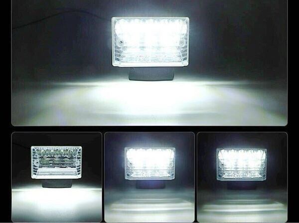 10個 LED サイドマーカー サイドランプ 24V トラック用 路肩灯 拡散レンズ ホワイト白
