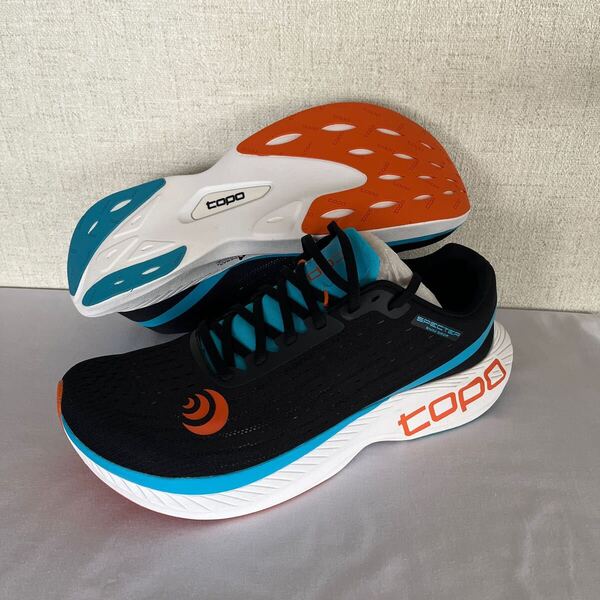送料無料◆新品◆topo athletic SPECTER◆(28.5) US:10.5◆BLACK / BLUE◆トポ アスレチック・SKU:M058◆MEN'S ロード ランニング