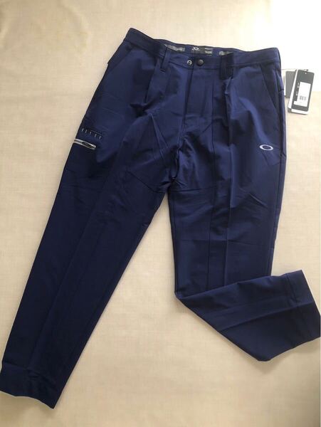 送料無料◆新品◆オークリー SKULL RELAX NEATLY TAPERED◆(34) w87cm◆FOA405137-67Z (ネイビー系)◆OAKLEY スカル