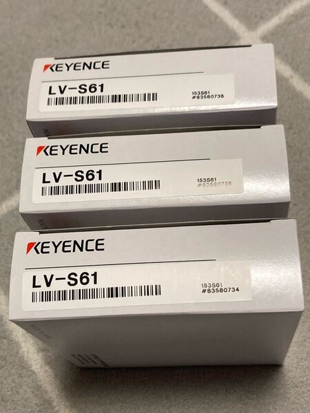 送料無料★新品★ KEYENCE レーザーセンサ LV-S61 3個まとめて