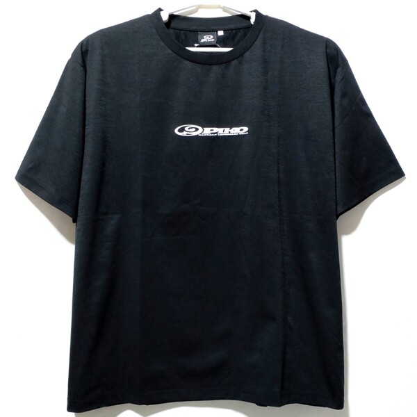 特価/未使用【サイズ=3L(2XL)】PIKO/ピコ/胸プリント/メンズ/半袖/Tシャツ/ビッグシルエット/胸囲=106~114cm/black