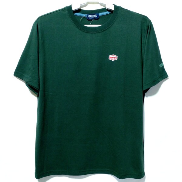 特価/未使用【サイズ=M】VANSPORTS/ヴァンスポーツ/胸ワンポイント/メンズ/半袖/Tシャツ/胸囲=76~84cm/green