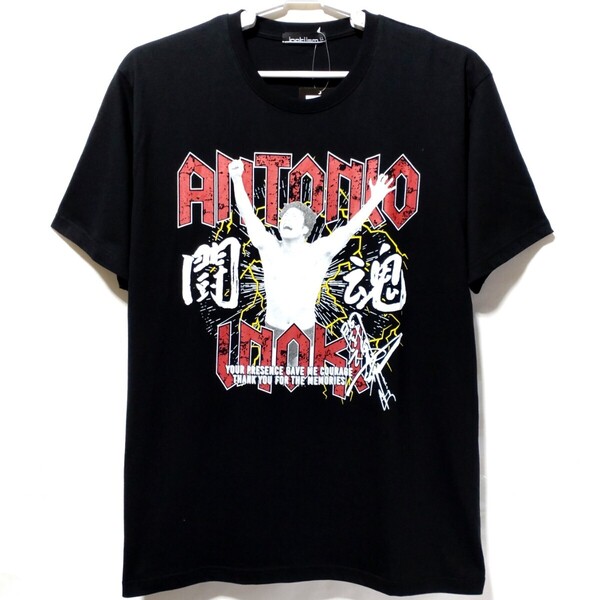 特価/未使用【サイズ=LL(XL)】闘魂/inokiism/猪木イズム/メンズ/半袖/Tシャツ/胸囲=104~112cm/black②
