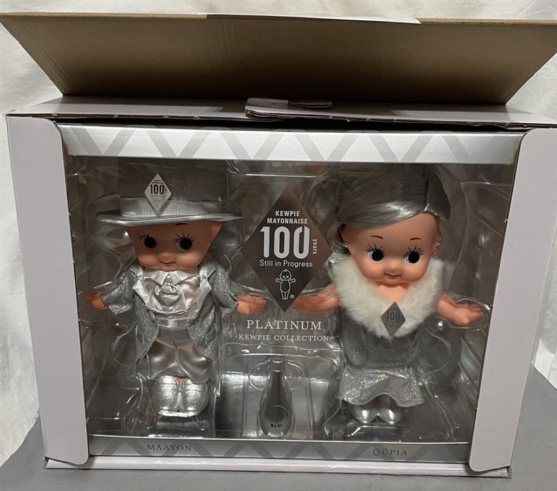 【新品未開封】100周年⭐️キューピー 非売品 希少 プラチナ フィギュア セット 新品未開封】100周年⭐️キューピー 非売品 希少 プラチナ 人形