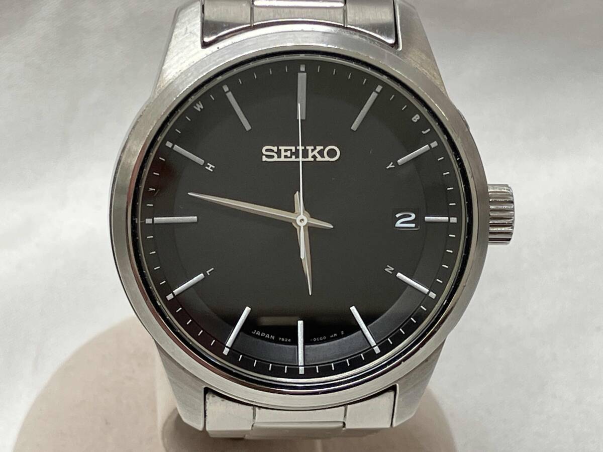 SEIKO ソーラー 電波 時計 7b24-0BJ0 黒文字盤 Yahoo!オークション -「7b24-0bj0」の落札相場・落札価格