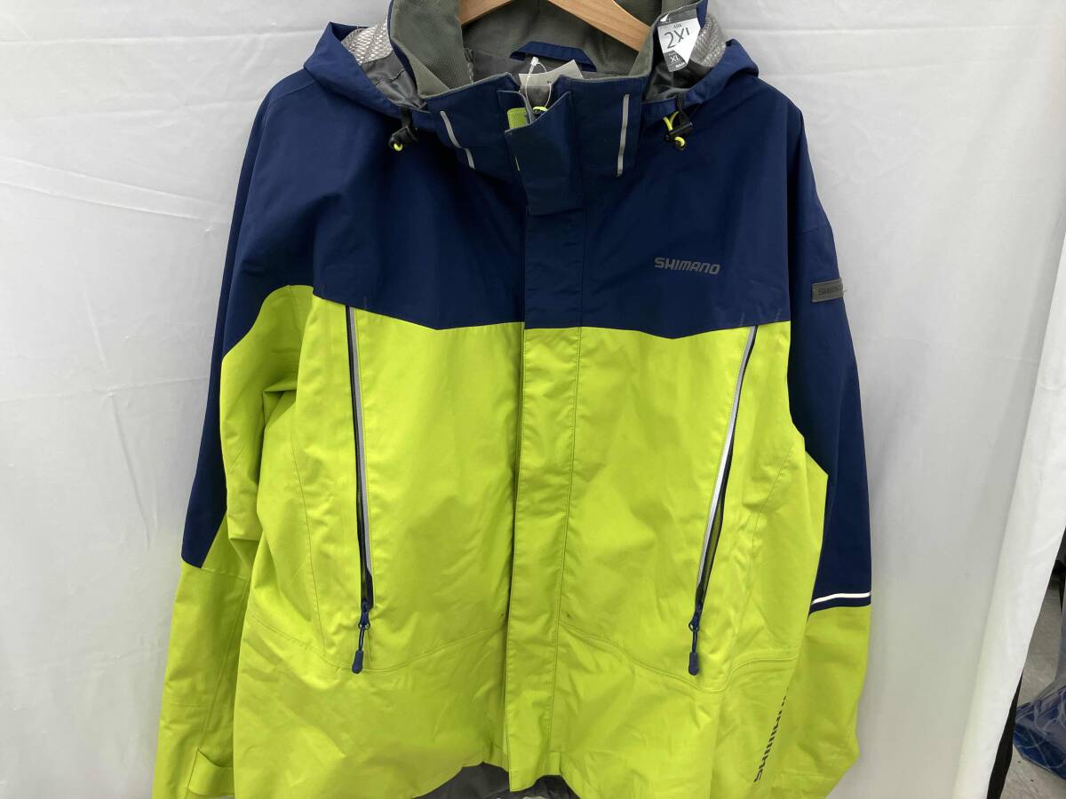 【メグ】シマノジャケットXL 2着セット (グレー×黒＆ネイビー×青) Amazon.co.jp: シマノ ジャケット