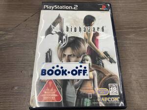 (背表紙色あせあり) PS2 バイオハザード4