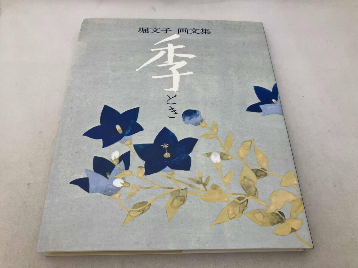 堀文子、【青い鳥】、希少な額装用画集より、新品額装付、状態良好 堀文子、【青い鳥】、希少な額装用画集より、新品額装付、状態