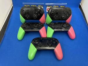 ジャンク 動作未確認 Nintendo Switch Proコントローラー スプラトゥーン2エディション