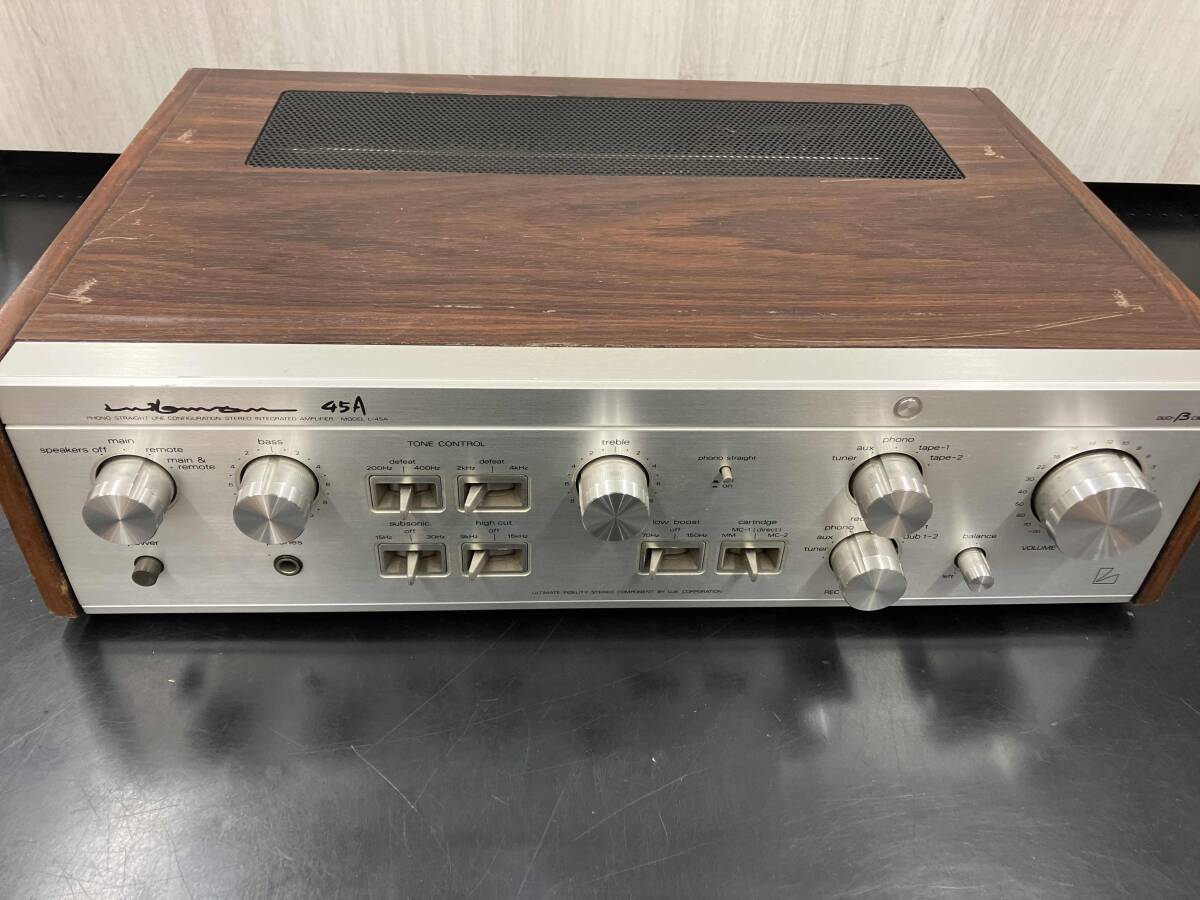 ◆大感謝祭!! LUXMAN L-45A アンプ m0a8402 Yahoo!オークション -「l-45a」の落札相場・落札価格