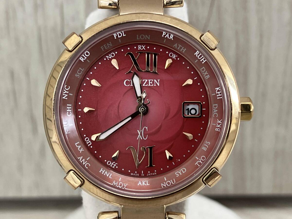 美品❣CITIZENシチズンxC H240レッド シルバー 電波ソーラー 稼働品 2025年最新】Yahoo!オークション -シチズン h240(ブランド腕時計