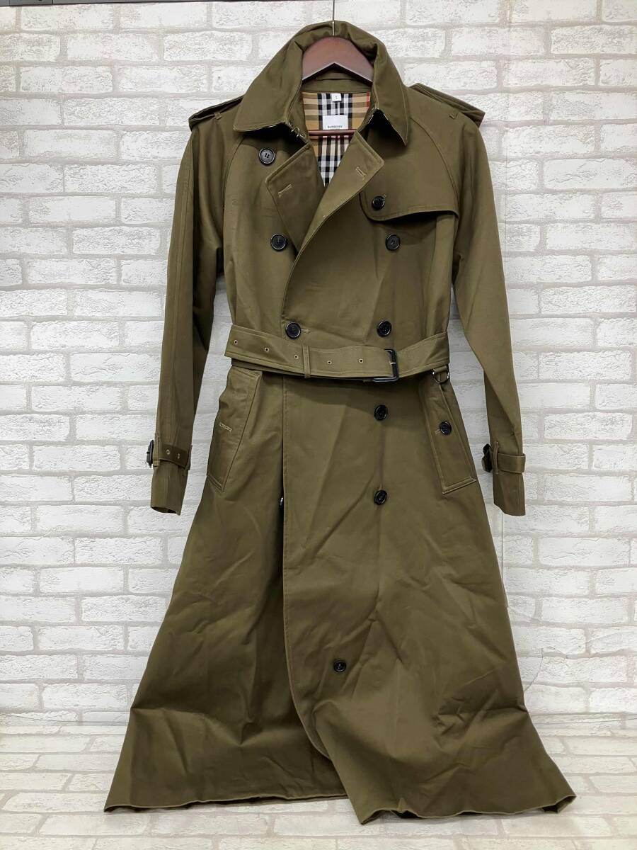 最終価格 BurberryコートLカーキ Yahoo!オークション -「バーバリートレンチコート カーキ