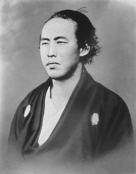 新品 偉人図「坂本龍馬」の高級印刷画 A4版サイズ 額なし 特価980円(送料込)即決