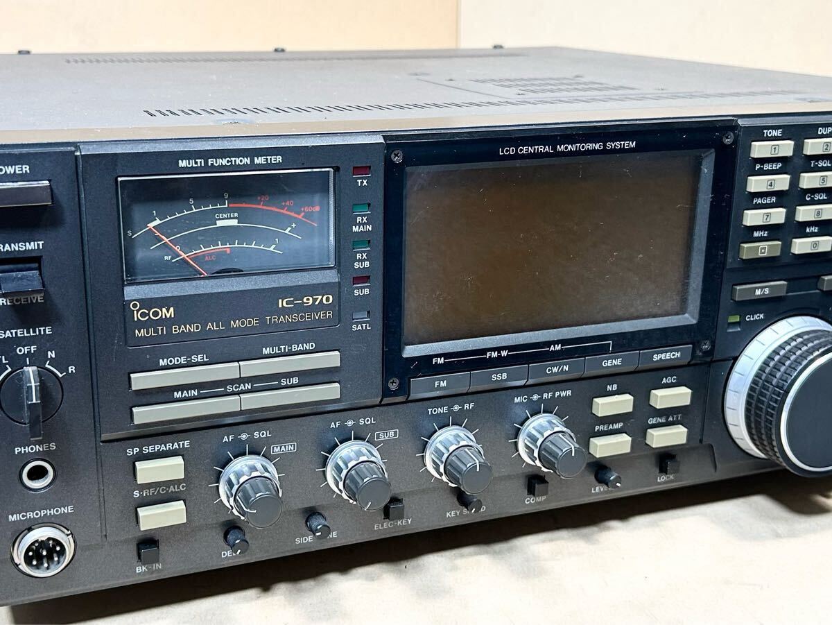 ICOM IC970(10W)DC電源内蔵タイプ Yahoo!オークション -「icom ic-970」の落札相場・落札価格