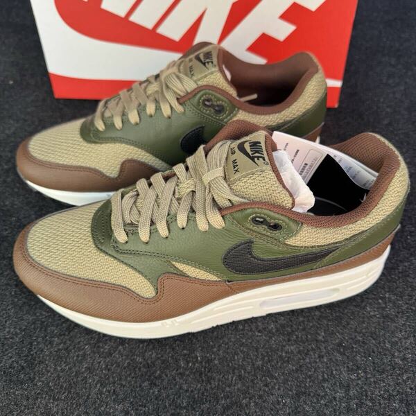28.5cm 新品未使用 NIKE AIR MAX 1 ESS PRM ナイキ エアマックス 1 プレミアム カカオワオ 人気 スニーカー シューズ 定番 箱有り 正規品