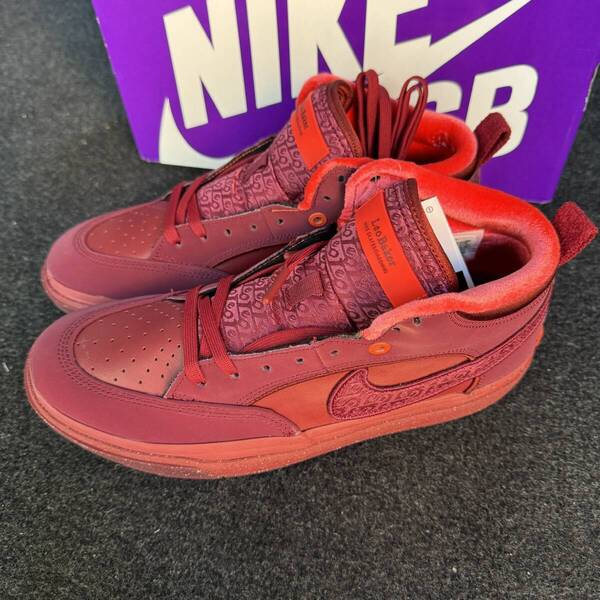26.0cm 新品未使用 NIKE SB REACT LEO PRM ナイキ エスビー リアクト レオ プレミアム スニーカー シューズ レザー コラボ 箱有り 正規品
