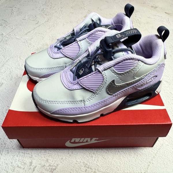 20.0cm 新品未使用 NIKE AIR MAX 90 TOGGLE ナイキ エアマックス 90 トグル キッズ スニーカー シューズ 紐なし キッズ 子供 箱無し 正規品
