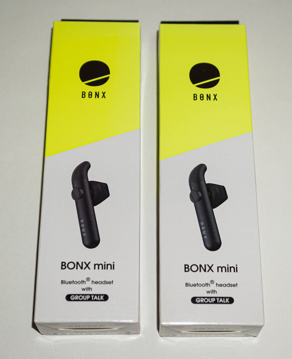 未使用開封済み BONX miniブラック Bluetoothヘッドセット3個 Amazon.co.jp: BONX mini 距離無制限コミュニケーションツール