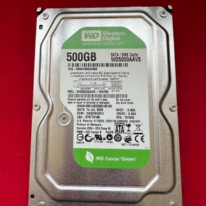 不良返金保証 DIGA・換装用HDD 500GB WDC WD5000AAVS-14N7B0 500GB ☆DMR-BWT550 BWT555 BWT560 (Aa65)