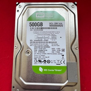 不良返金保証・DIGA・換装用HDD 500GB☆交換/修理 WDC WD5000AADS 500GB ☆DMR-BZT700 BZT600 BWT500 BRT300他(A022)