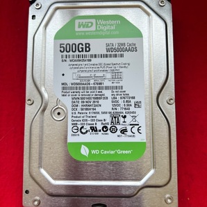 不良返金保証・DIGA・換装用HDD 500GB☆交換/修理 WDC WD5000AADS 500GB ☆DMR-BZT700 BZT600 BWT500 BRT300他(A020)