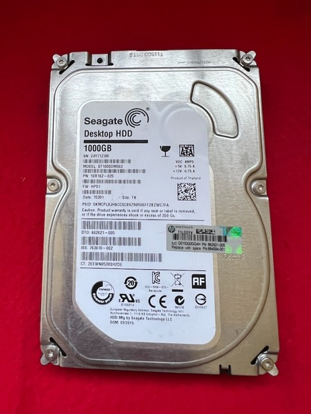 不良返金保証 1TB SATA ハードディスク 1000GB HDD SEAGATE ST1000DM003 1TB 3.5 インチ(y39)