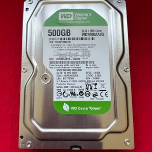 不良返金保証 DIGA・換装用HDD 500GB WDC WD5000AAVS-14N7B0 500GB ☆DMR-BWT550 BWT555 BWT560 (y49)