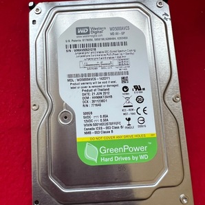 不良返金保証 純正 WDC WD5000AVCS-142DY1 500GB ☆DMR-BZT700 BZT600 BWT500 BRT300他(y53)