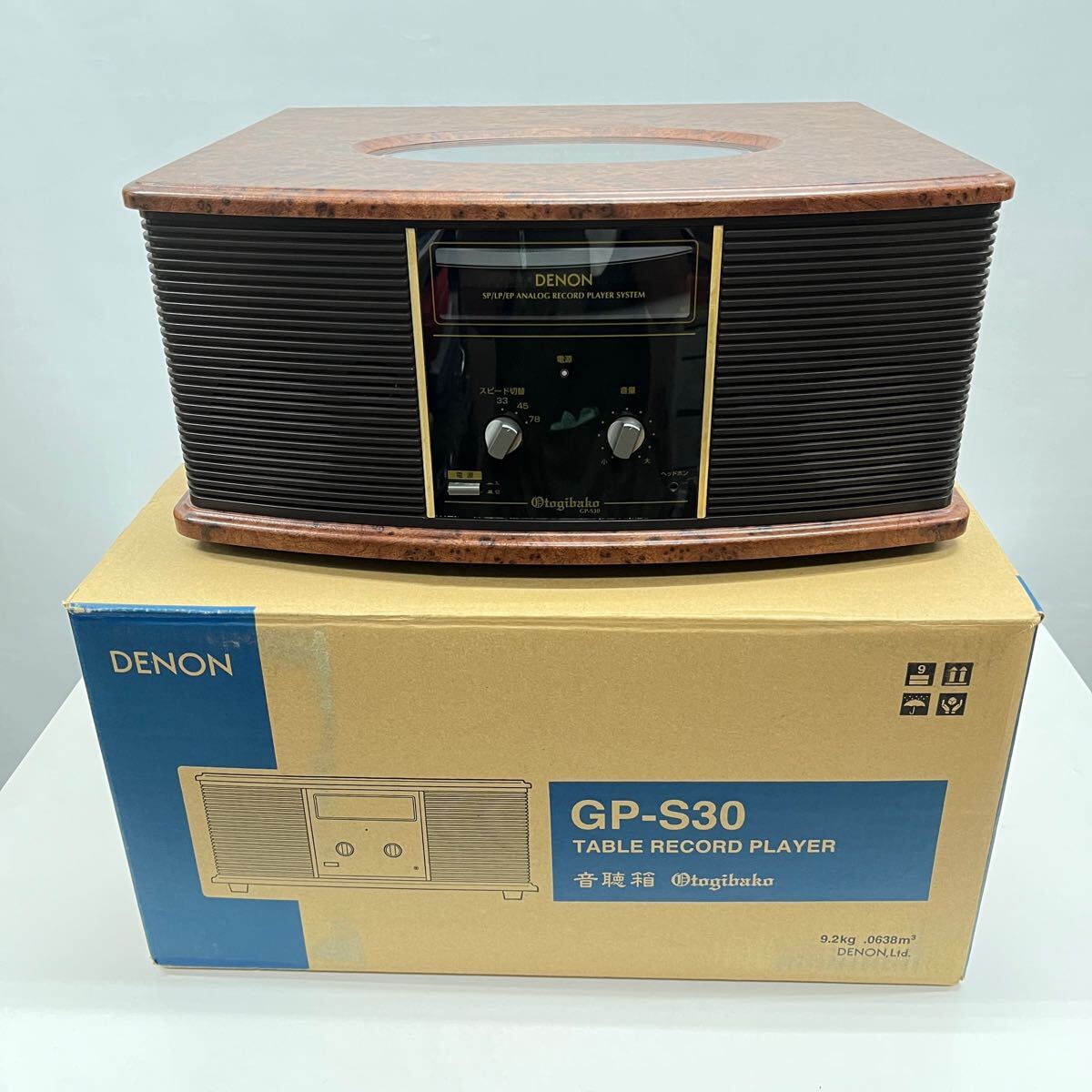 デノン 卓上型 音聴箱 GPーS 30 レコードプレイヤー動作品(K018) Yahoo!オークション -「denon デノン gp-s30」(本体) (ターン