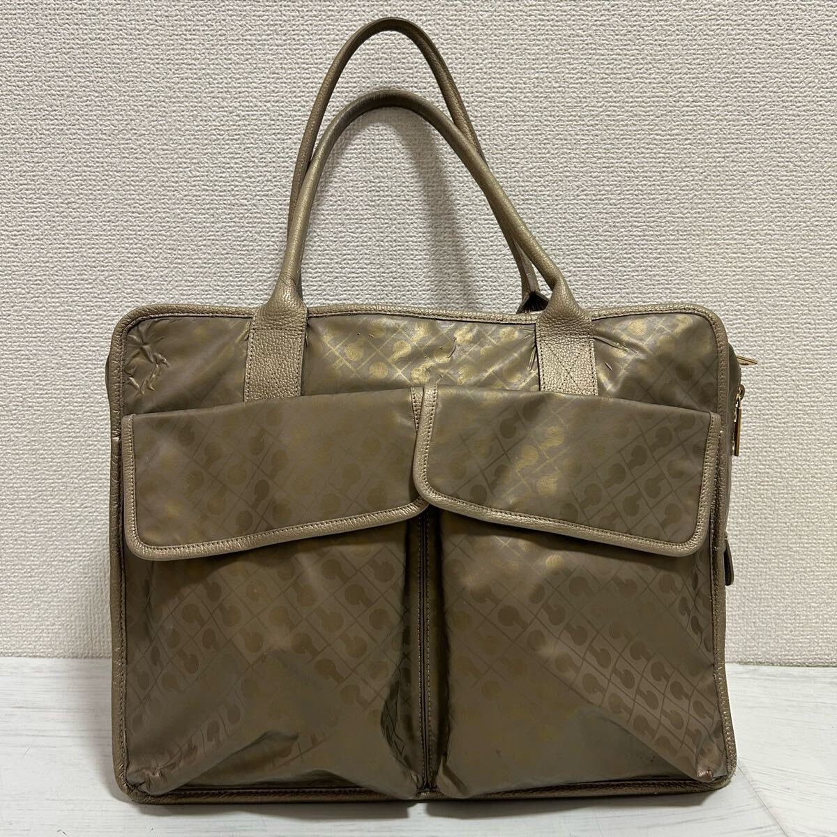 未使用 GHERARDINI ゲラルディーニ 大容量 トートバッグ A4 激レア✨ ゲラルディーニ トートバッグ オールレザー ソフティ