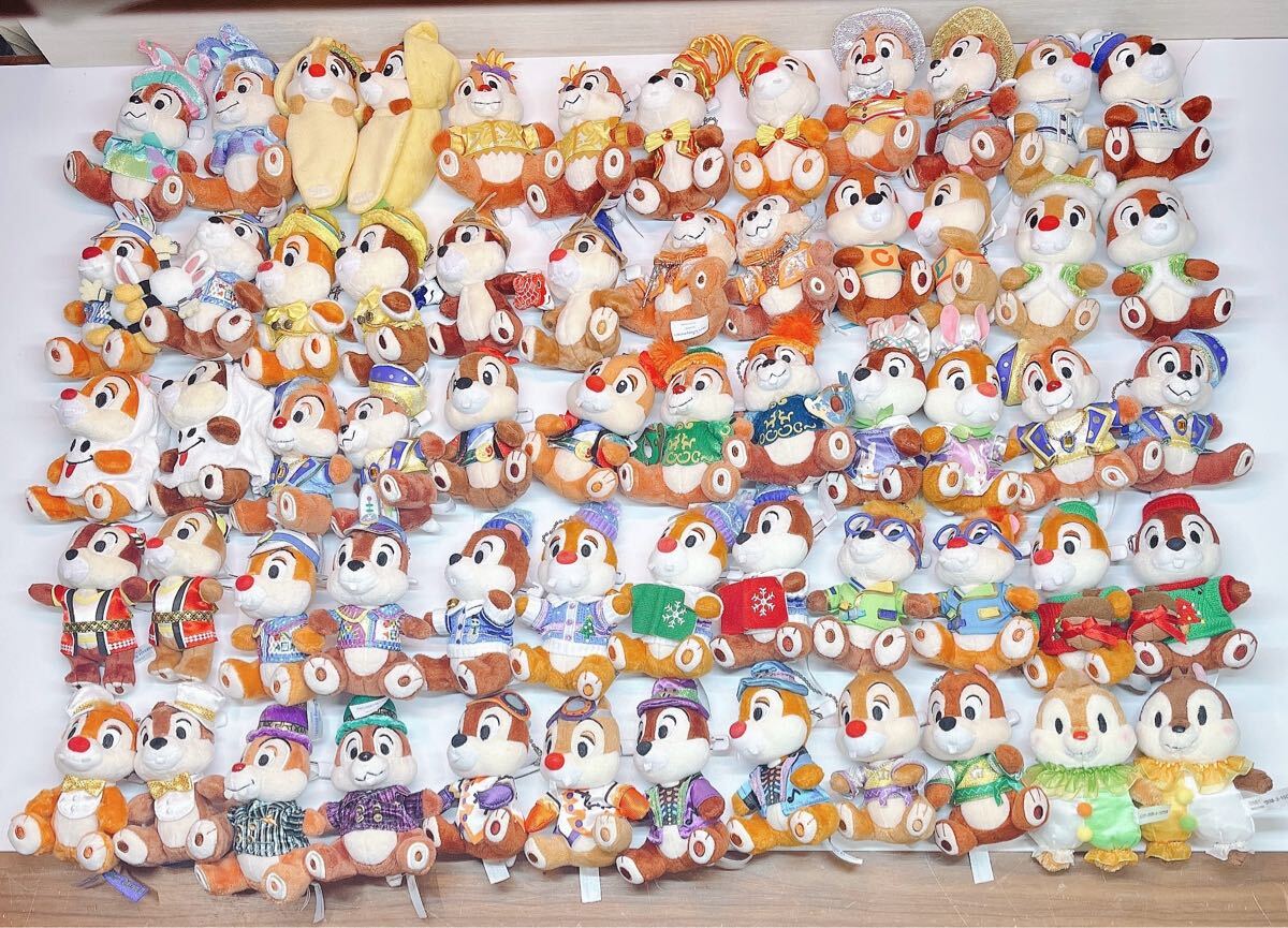 【大量】47体 チップとデール ぬいぐるみセット まとめ売り ディズニー Yahoo!オークション -「チップ デール ぬいぐるみ」(チップ