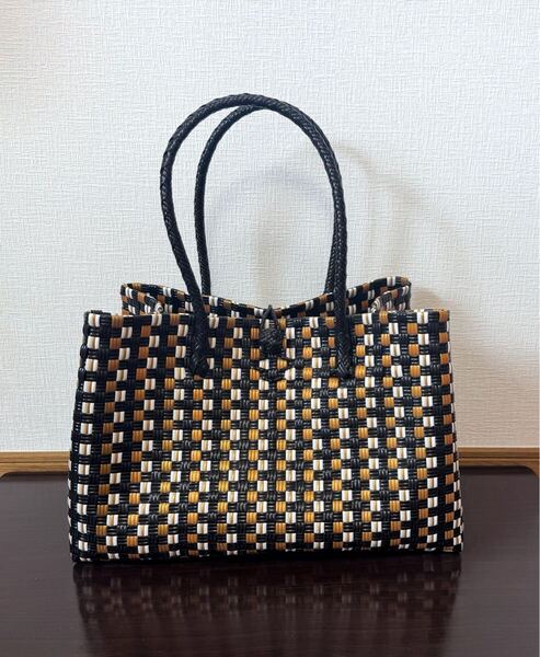 プラカゴ メルカド 大容量 トートバッグ ハンドメイド パサールバッグ かごバッグ XLサイズ