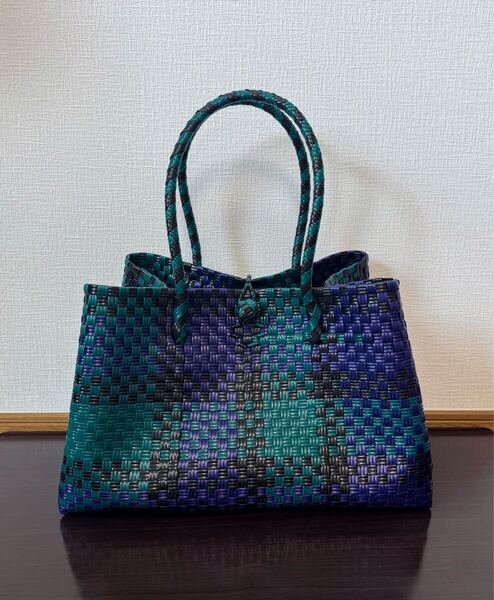 プラカゴ メルカド 大容量 トートバッグ ハンドメイド パサールバッグ かごバッグ XLサイズ 軽量