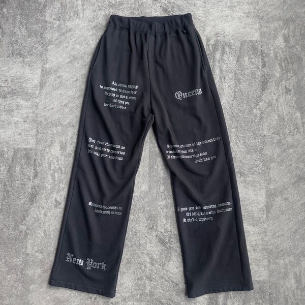【INNOCENCE NY】QUEENS BAGGY SWEAT PANTS イノセンス ニューヨーク スウェットパンツ ラインストーン