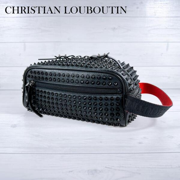 CHRISTIAN LOUBOUTIN クリスチャン ルブタン ブラスター Blaster セカンドバッグ スタッズ 1205207 クラッチバッグ ハンドバッグ ポーチ
