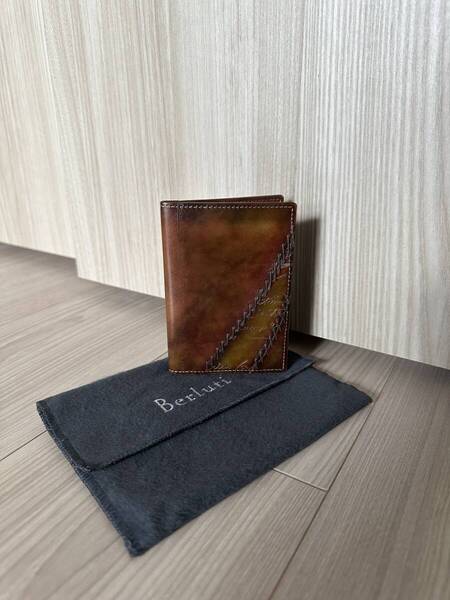 特注20万 Berluti Patine Leather CardCase ベルルッティ ラピエセルプリゼ スクリットレザー カードケース 財布 マダムオルガ期 新品 廃盤